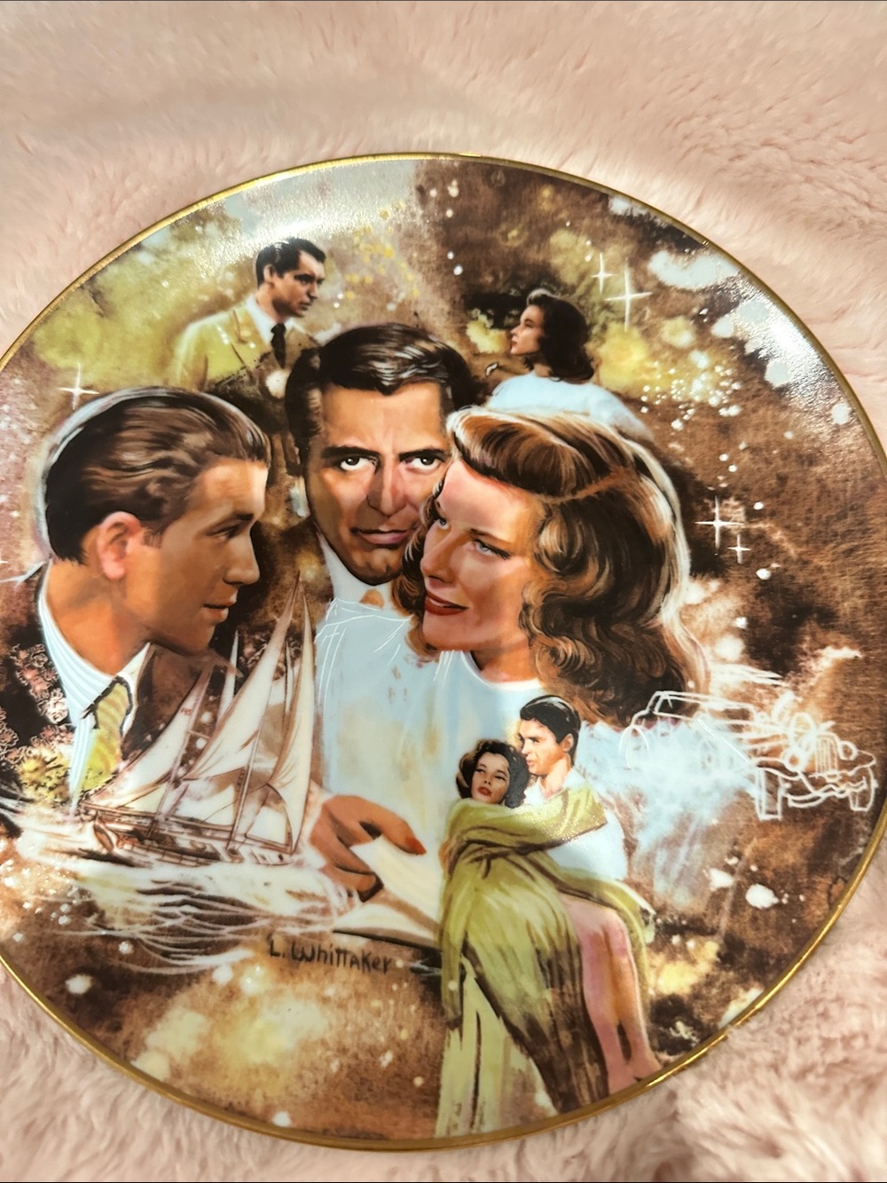 The golden age of cinema plate “the Philadelphia story”